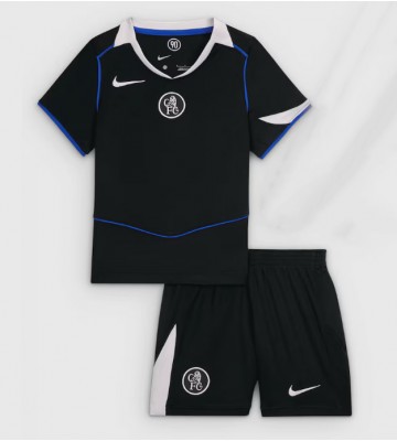 Chelsea Tredjetrøje Børn 2025-26 Kortærmet (+ Korte bukser)